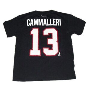 Michael Cammalleri Montreal Canadiens kids youth Jersey Style T-shirt sz. Large